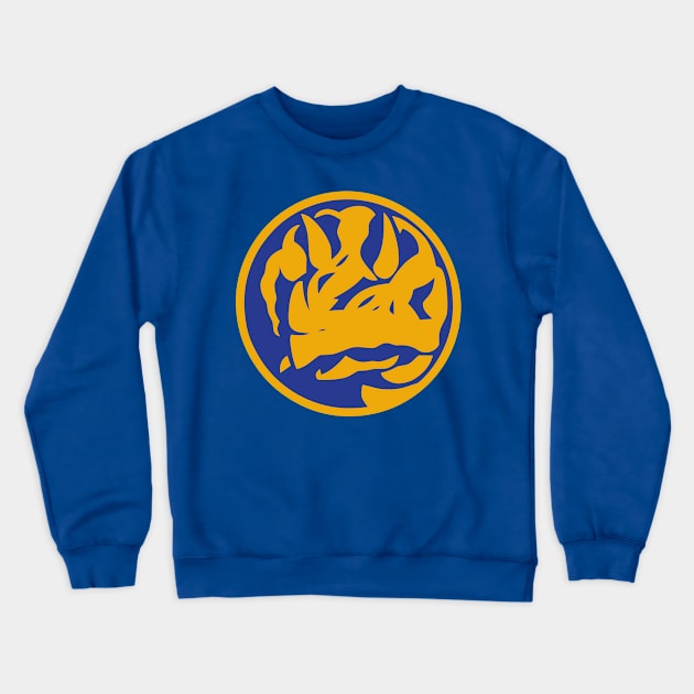 Tricera Blue Crewneck Sweatshirt by conatron13